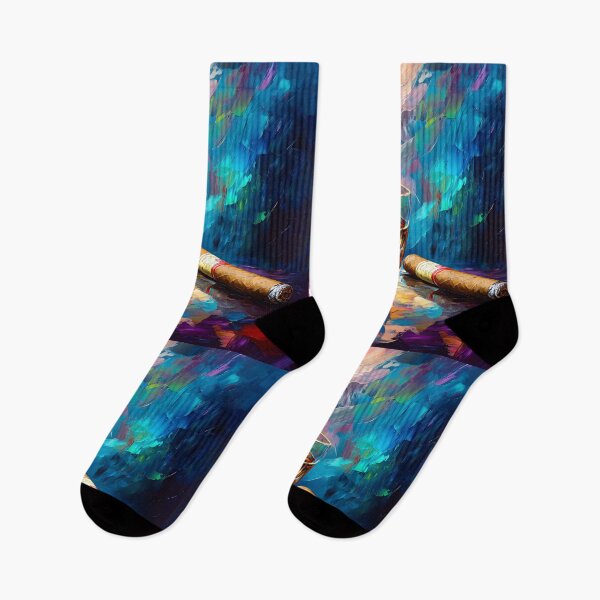 Item preview, Whiskey Indulgence - Vibrant Colors with Smoldering Charm Digital Generative AI Abstract Art designed and sold by OlfactoART Studio.