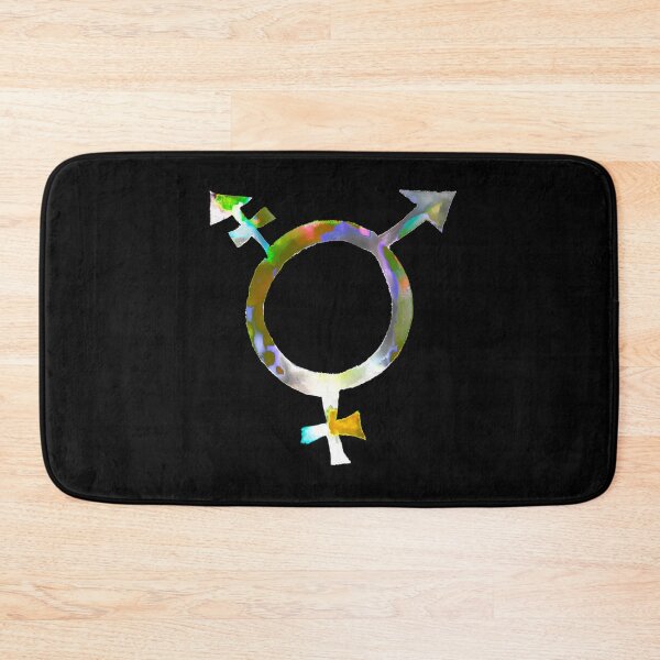 Item preview, Transgender symbol "metallic" designed and sold by stitchling.