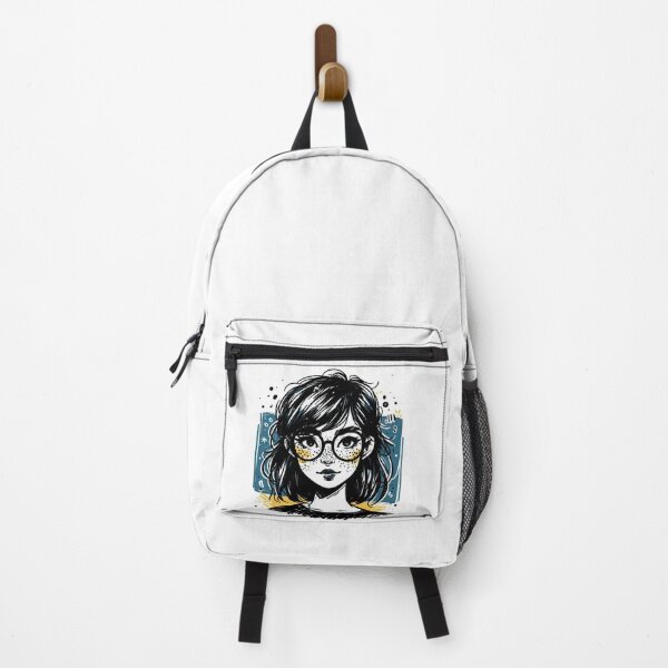 Item preview, girl with glasses designed and sold by AHBBoutique.