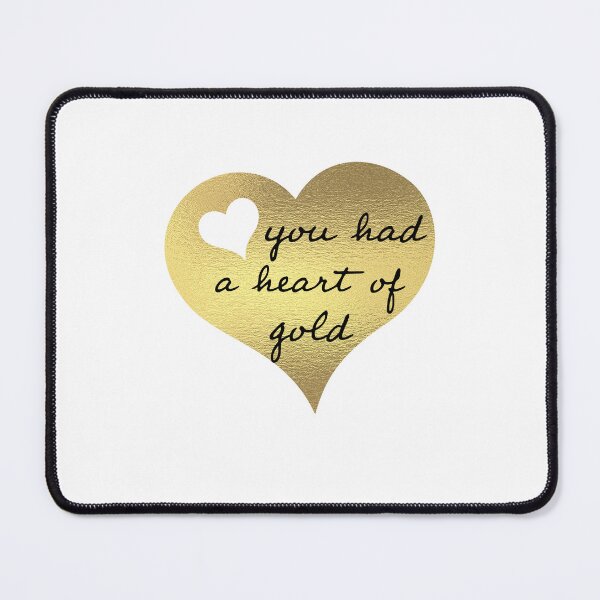 Item preview, Heart of gold lyric design designed and sold by spicystylesco.