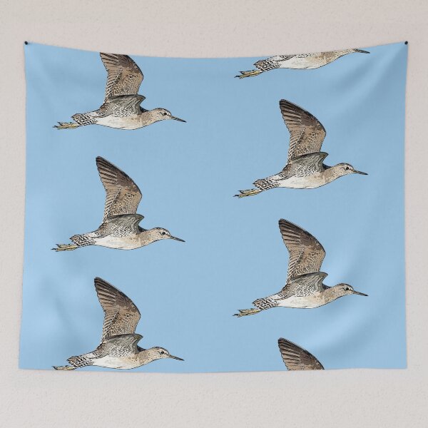 Item preview, Wood Sandpiper Black Alternate Design  designed and sold by designsasstultd.