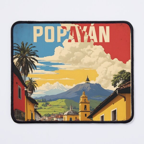Item preview, Popayan Colombia Retro Vintage Poster Tourism designed and sold by TravelersGems.