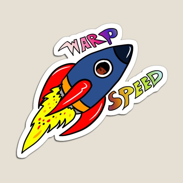 Item preview, Space Rocket warp speed designed and sold by Grant Wilson.