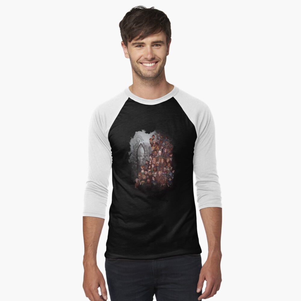 Item preview, Baseball ¾ Sleeve T-Shirt designed and sold by keyvei.