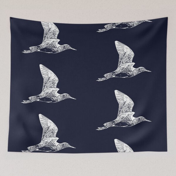 Item preview, Wood Sandpiper White Design  designed and sold by designsasstultd.