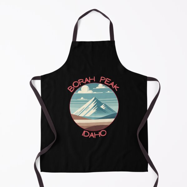 Artikelvorschau, Früher, vektor, borah, gipfel, in, idaho, usa, kunst, reise, abzeichen entworfen und verkauft von MaateoDesign.