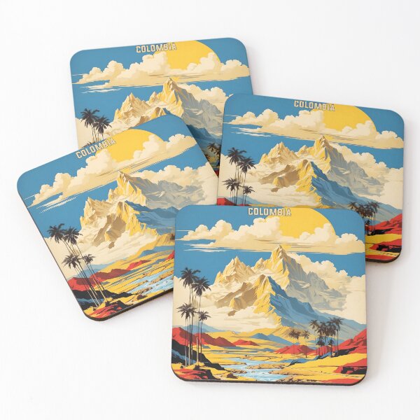 Item preview, Caucasia Colombia Retro Vintage Poster Tourism  designed and sold by TravelersGems.