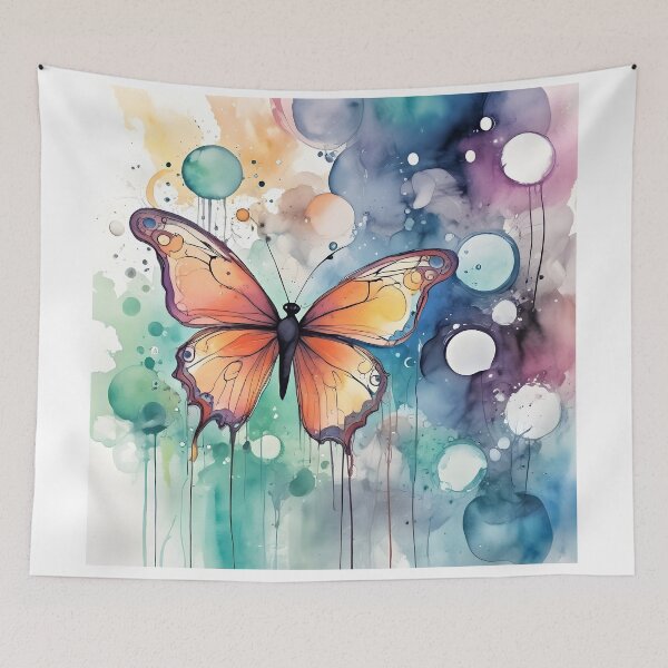 Item preview, watercolor  butterfly designed and sold by bogfl.
