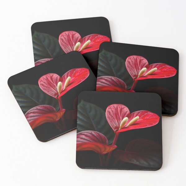 Item preview, beautiful anthurium wall art designed and sold by melissabeta.