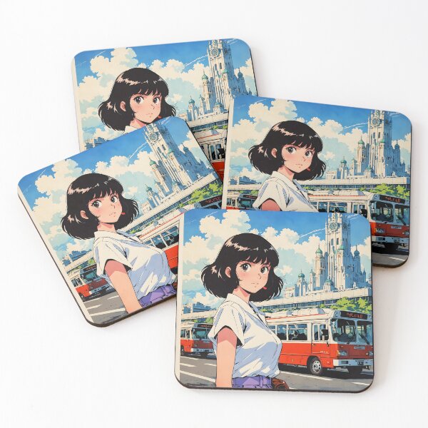 Item preview, Chelyabinsk Retro Anime Girl 80s Russia Vintage Travel designed and sold by Retro-Anime9.