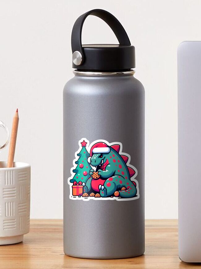 Thumbnail 1 von 3, Sticker, Godzilla isst Kekse designt und verkauft von Kobeko.