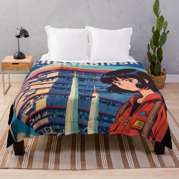 Item preview, Chelyabinsk Retro Anime Girl 80s Russia Vintage Travel designed and sold by Retro-Anime9.