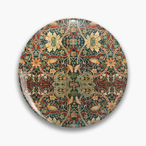 Item preview, Floral pattern with patterns on a green background designed and sold by Iuliia Nerd.
