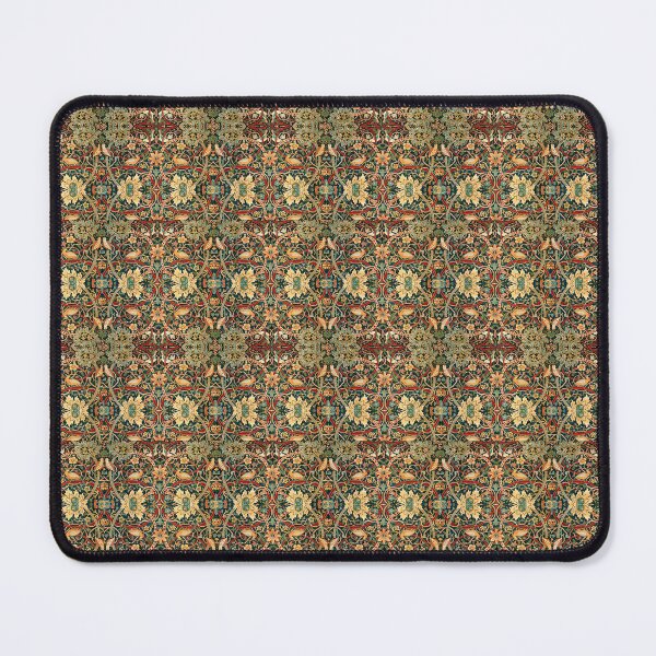 Item preview, Floral pattern with patterns on a green background designed and sold by Iuliia Nerd.