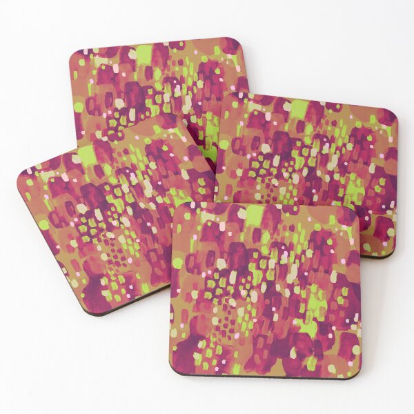 Item preview, Pinceladas abstractas de fin de verano: pomelo rosado designed and sold by klossisch.