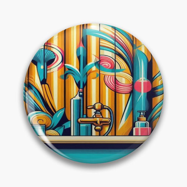 Item preview, 1950s  Vintage Shower Curtain Pin Up designed and sold by Naomi Gutierrez Parrish.