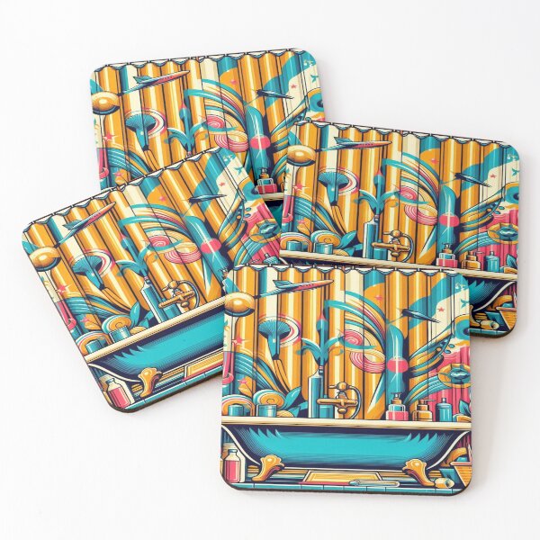 Item preview, 1950s  Vintage Shower Curtain Pin Up designed and sold by Naomi Gutierrez Parrish.