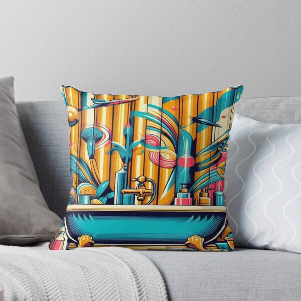 Item preview, 1950s  Vintage Shower Curtain Pin Up designed and sold by Naomi Gutierrez Parrish.