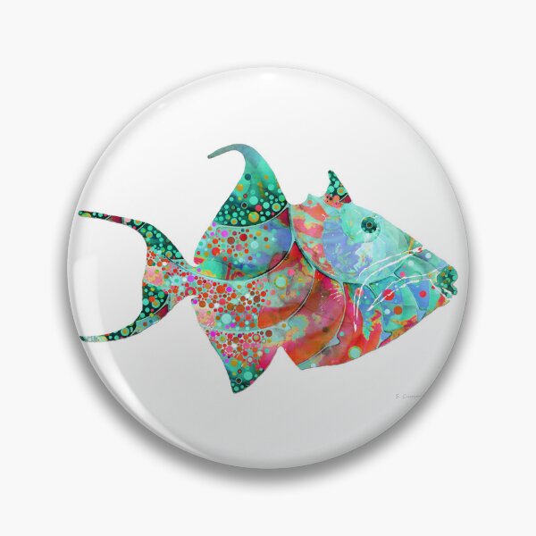 Item preview, Pure Enchantment Trigger Fish Beach Art designed and sold by Sharon Cummings Art.