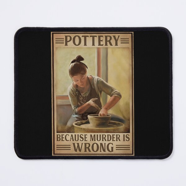 Item preview, pottery girl cz murder is wrong designed and sold by JoanCorwin321.
