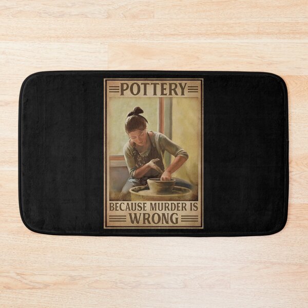 Item preview, pottery girl cz murder is wrong designed and sold by JoanCorwin321.