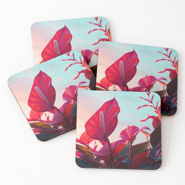 Item preview, beautiful anthurium wall art designed and sold by melissabeta.