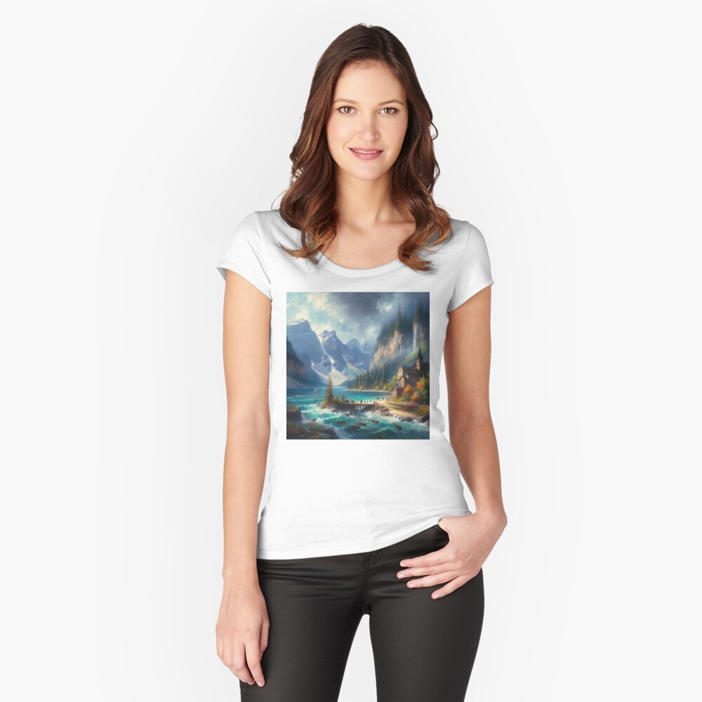 Item preview, Fitted Scoop T-Shirt designed and sold by Coollzone.