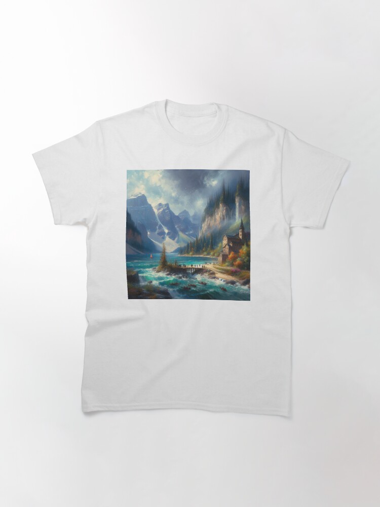 Thumbnail 3 of 7, Classic T-Shirt, Mountain Magic designed and sold by Coollzone.
