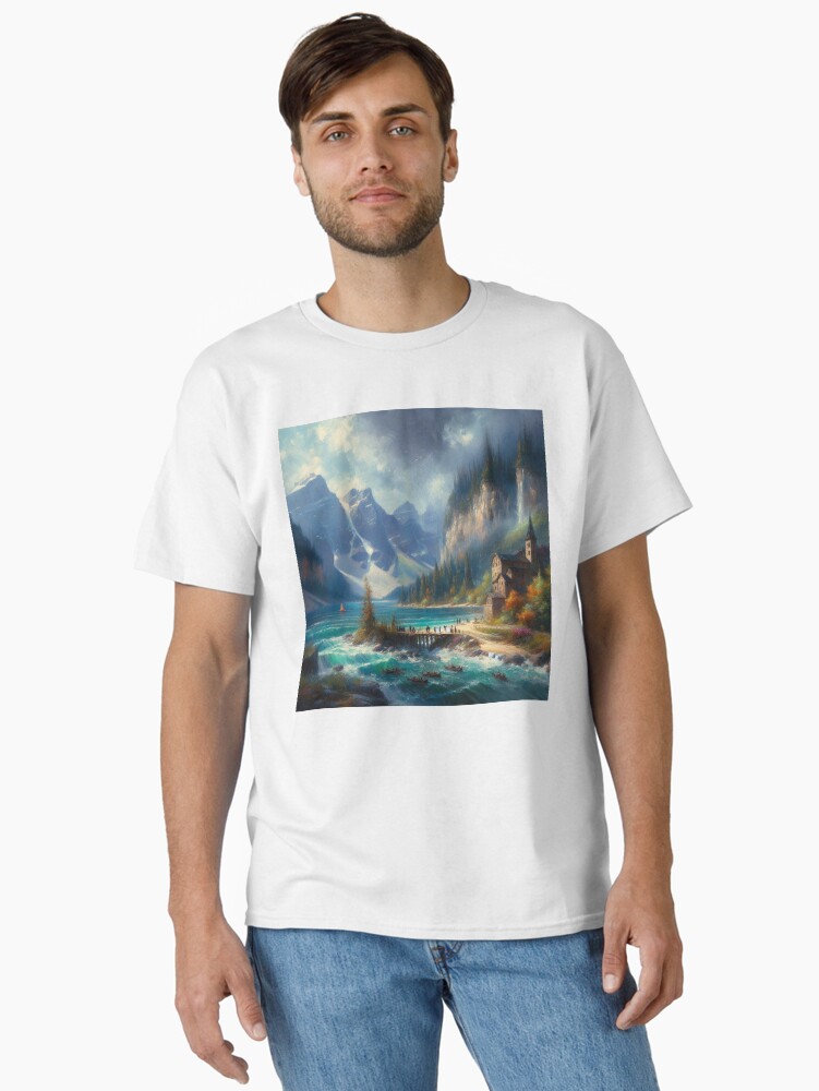 Thumbnail 2 of 7, Classic T-Shirt, Mountain Magic designed and sold by Coollzone.