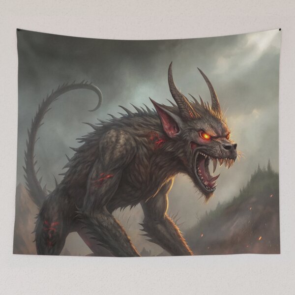 Item preview, Goblin hellhound 19 designed and sold by AIfolklore.