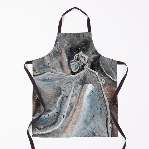 Item preview, Gray and Brown Acrylic Pour Painting designed and sold by dnacademic.