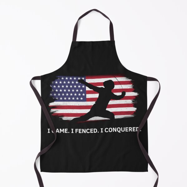 Item preview, Fencing Champion USA Flag For Fencers Fencing Lovers  designed and sold by Anniko Art Studio.