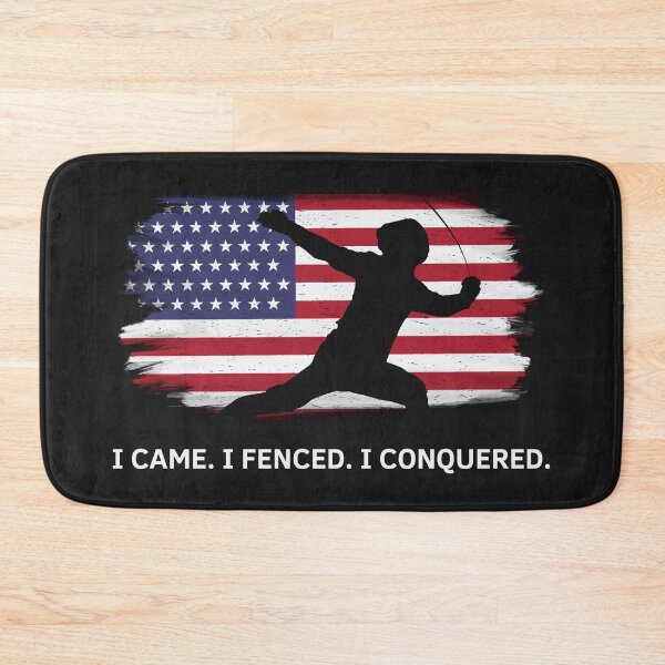 Item preview, Fencing Champion USA Flag For Fencers Fencing Lovers  designed and sold by Anniko Art Studio.