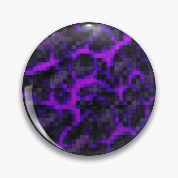 Artikelvorschau, Minecraft Weinender Obsidianblock Pixel Art Realistisch entworfen und verkauft von Kubala Designs.