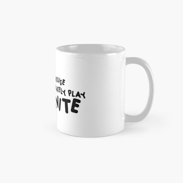 Item preview, in this house we play fortnite  designed and sold by shezzastardis.
