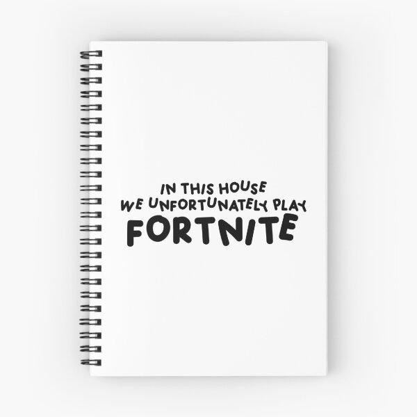 Item preview, in this house we play fortnite  designed and sold by shezzastardis.