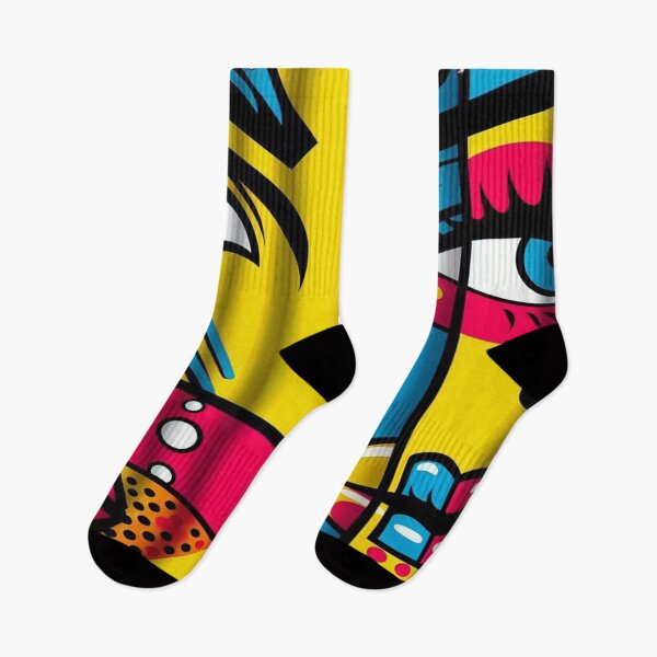 Item preview, Retro Pop Art Faces Shower Curtain designed and sold by Naomi Gutierrez Parrish.