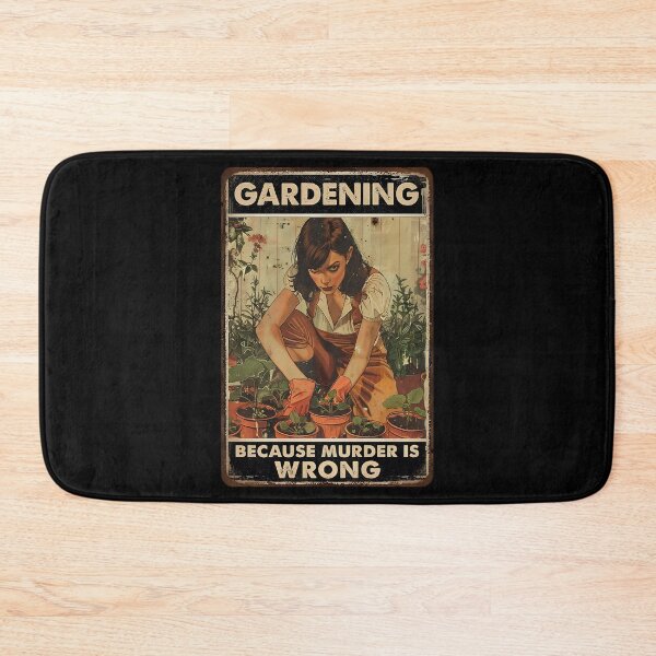 Item preview, womanretro gardening cz murder is wrong designed and sold by JoanCorwin321.