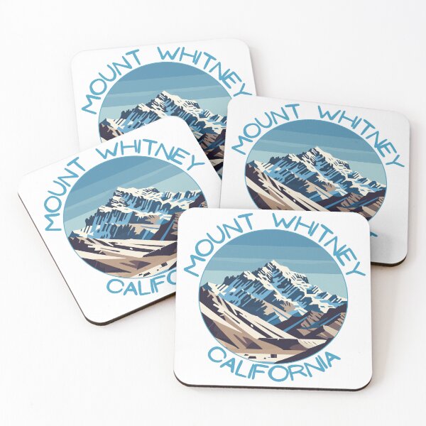 Item preview, Retro Mount Whitney in California Usa Art Travel Badge designed and sold by MaateoDesign.
