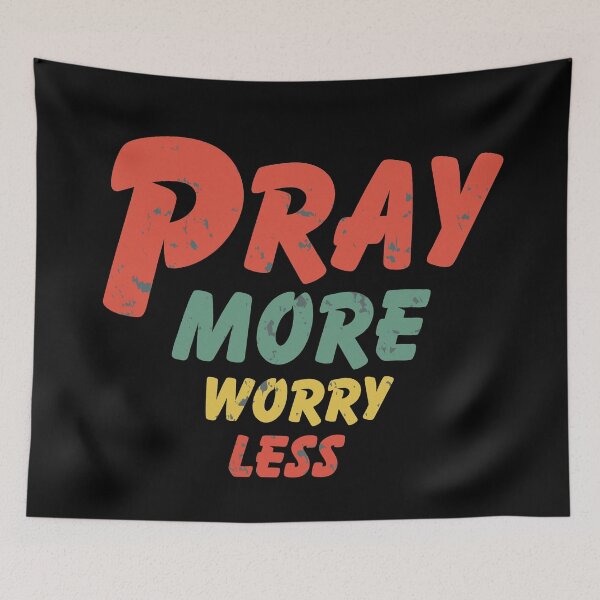 Item preview,  PRAY MORE WORRY LESS - MOTIVATIONAL QUOTES- CHRISTIAN QUOTES designed and sold by Gihan-Design.