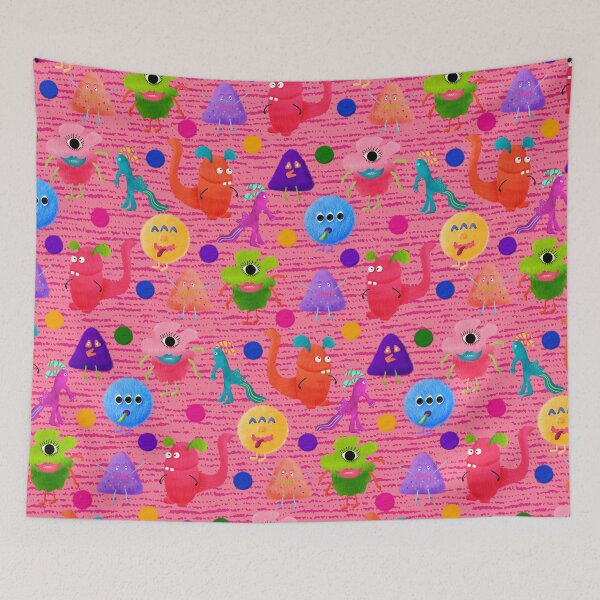 Item preview, Monster Mash - Pink designed and sold by AmeyCamp.