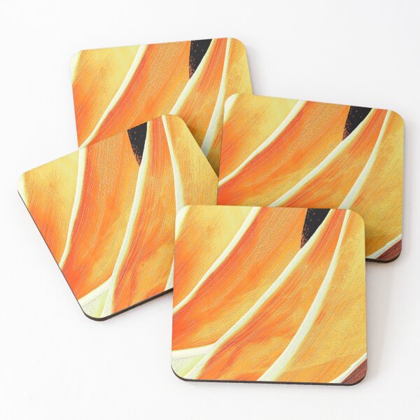 Item preview, Fire Water On Black 5 Orange Abstract Art designed and sold by Sharon Cummings Art.
