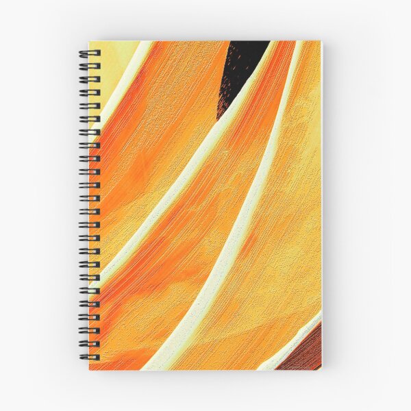 Item preview, Fire Water On Black 5 Orange Abstract Art designed and sold by Sharon Cummings Art.
