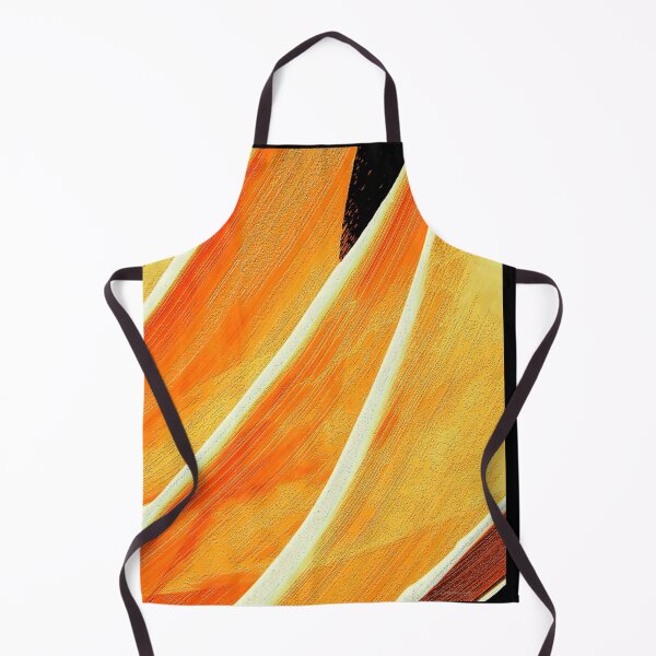 Item preview, Fire Water On Black 5 Orange Abstract Art designed and sold by Sharon Cummings Art.