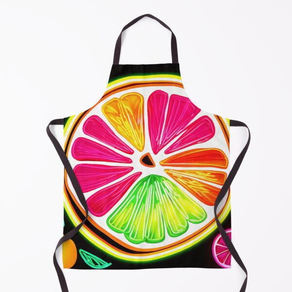 Item preview, Neon Citrus Fruit Fiesta designed and sold by Health And Fitness Posts e-Store.