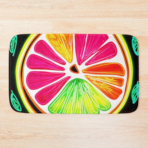 Item preview, Neon Citrus Fruit Fiesta designed and sold by Health And Fitness Posts e-Store.