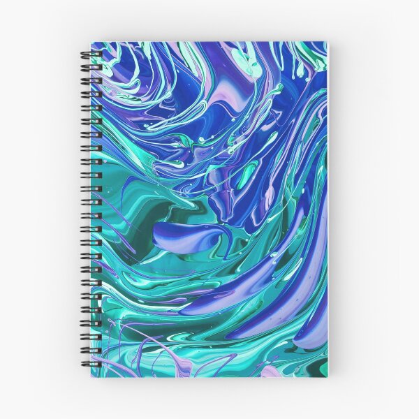 Item preview, Malachite and Amethyst - Abstract Acrylic Pour designed and sold by dnacademic.