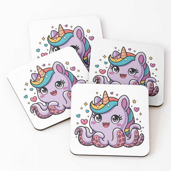 Item preview, Cute Magic Unicorn Octopus designed and sold by MonkaDesigns.