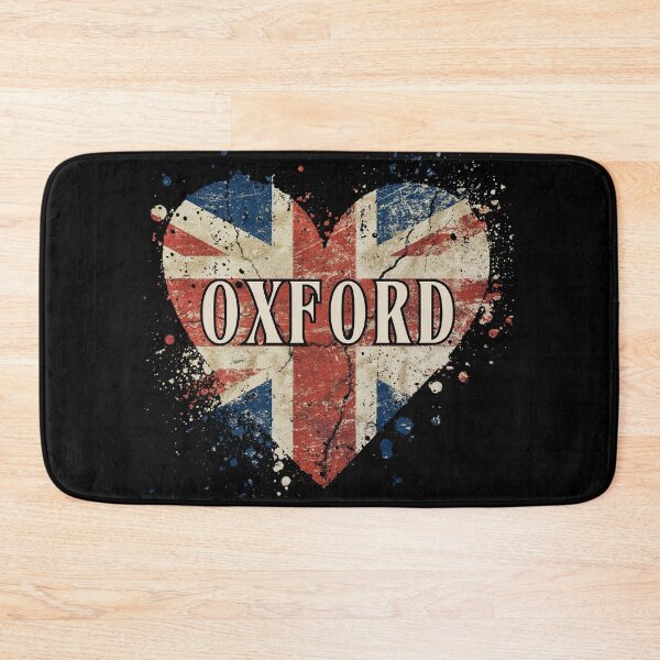 Item preview, England British Oxford UK Heart Union Jack Flag Retro Matching  designed and sold by SunfullyYours.