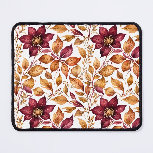 Item preview, Burgundy & Gold Botanical Florals designed and sold by gjsart.